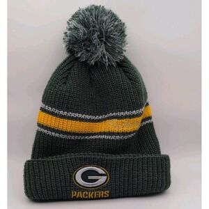 Green Bay Packers Cuff Knit Pom Pom Beanie Women's NFL Apparel